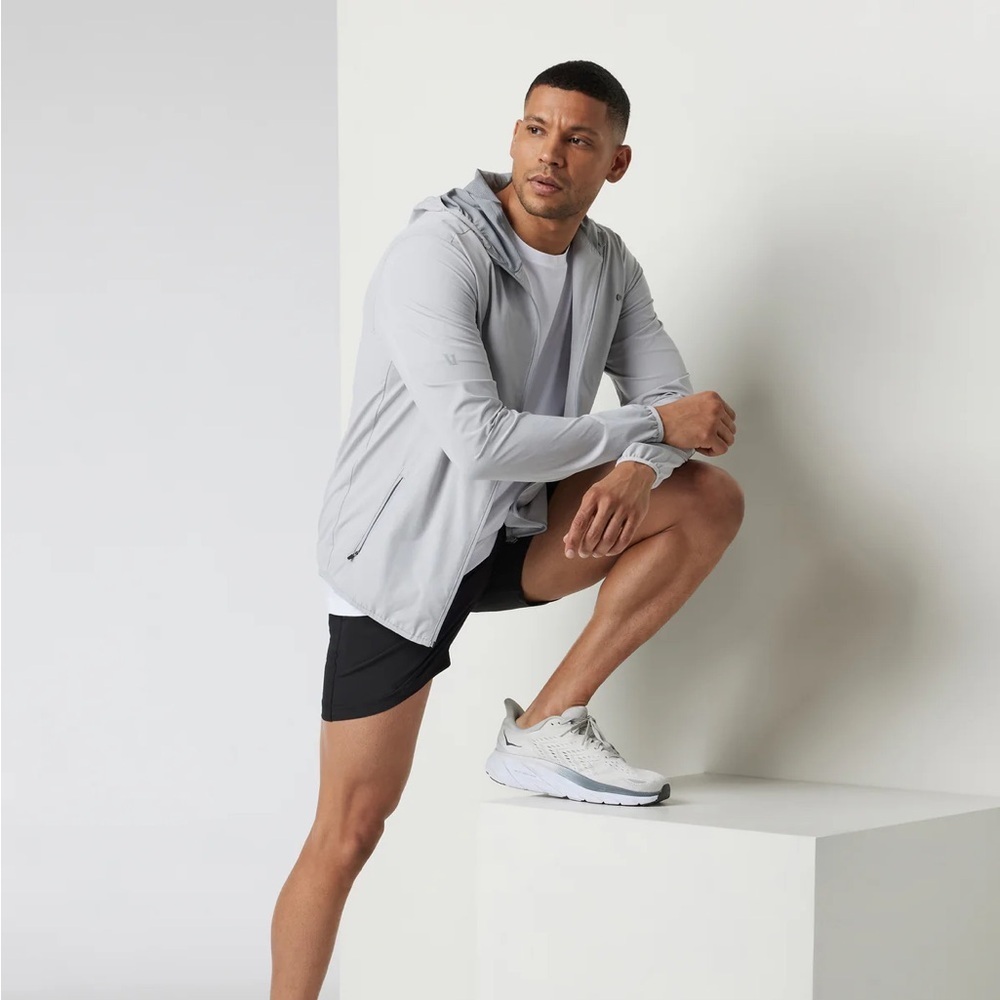 Vuori Outdoor Trainer Shell in Light Grey Medium - Picture 2 of 16